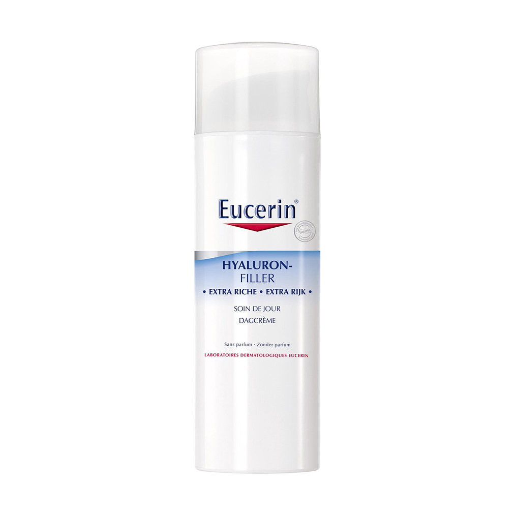 Денний крем-філлер для обличчя Eucerin Hyaluron-Filler Extra Riche, 50 мл